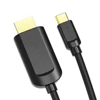 Vention Cable Conversor HDMI 1.4 4K CGUBG/ USB Tipo-C Macho - HDMI Macho/ 1.5m/ Ne