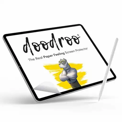 Doodroo Protector de Pantalla iPad 12.9" con Botón Home