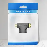 Vention Adaptador HDMI 2 en 1 AGFB0/ HDMI Hembra a Micro HDMI Macho - Mini HDMI Ma