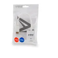 Savio CL-27 adaptador de cable de vídeo 0,2 m VGA (D-Sub) HDMI tipo A (Estándar) B
