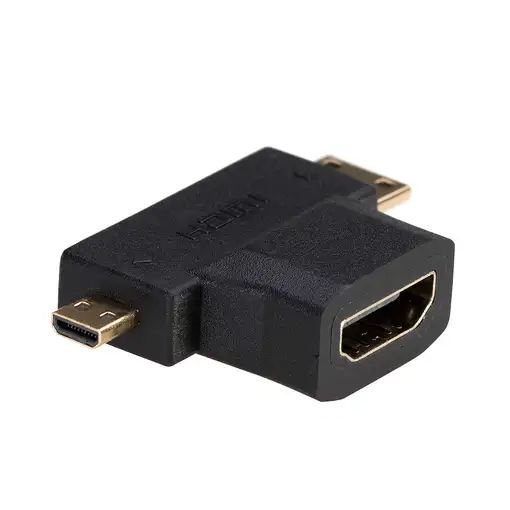 Akyga AK-AD-23 cambiador de género para cable HDMI miniHDMI / microHDMI Negro