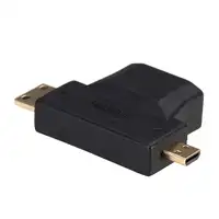 Akyga AK-AD-23 cambiador de género para cable HDMI miniHDMI / microHDMI Negro