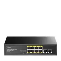Cudy FS1010P switch Fast Ethernet (10/100) Energía sobre Ethernet (PoE) Negro