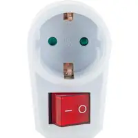 Schwaiger STVT1000 adaptador de enchufe eléctrico Tipo F Blanco