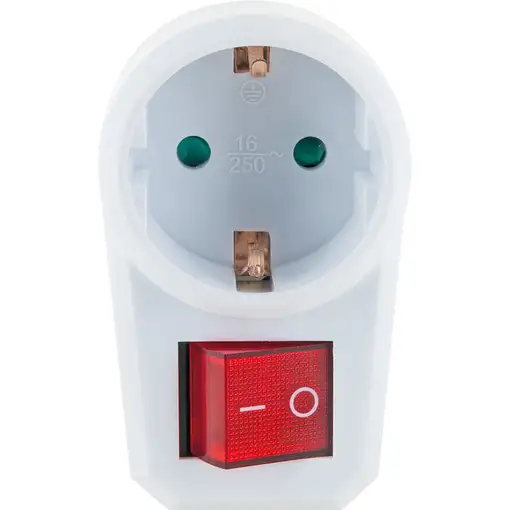 Schwaiger STVT1000 adaptador de enchufe eléctrico Tipo F Blanco