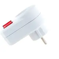 Schwaiger STVT1000 adaptador de enchufe eléctrico Tipo F Blanco
