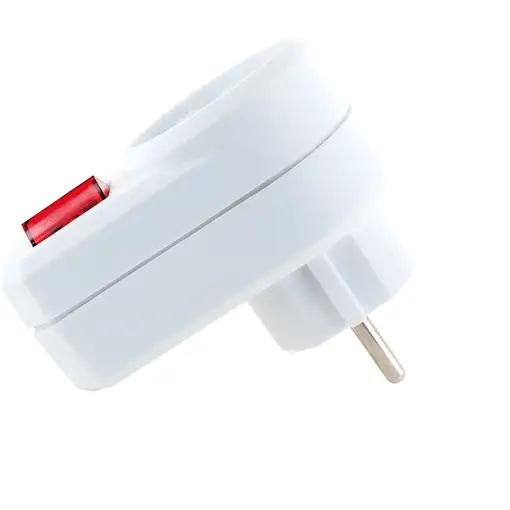 Schwaiger STVT1000 adaptador de enchufe eléctrico Tipo F Blanco