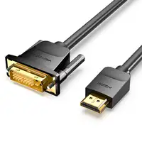 Vention Cable Conversor ABFBF/ DVI Macho - HDMI Macho/ 1m/ Negro
