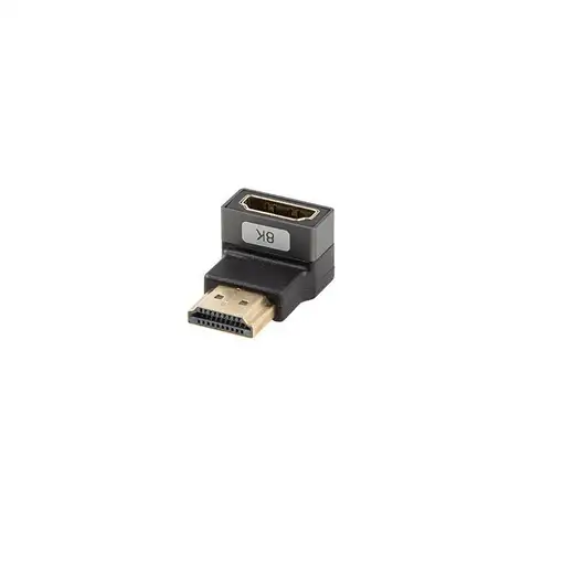 Lanberg AD-HDMI-07 adaptador de cable de vídeo HDMI tipo A (Estándar) Negro, Plata