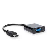 Akyga AK-AD-42 adaptador de cable de vídeo 15 m VGA (D-Sub) HDMI Negro