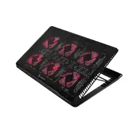 Savio Laptop cooling pad 6 backlit fans 2000 RPM COS-01 almohadilla fría 43,9 cm (
