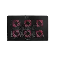 Savio Laptop cooling pad 6 backlit fans 2000 RPM COS-01 almohadilla fría 43,9 cm (