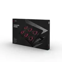 Savio Laptop cooling pad 6 backlit fans 2000 RPM COS-01 almohadilla fría 43,9 cm (