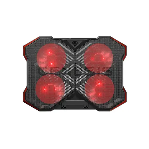 GENESIS Oxid 260 almohadilla fría 43,9 cm (17.3") 1010 RPM Negro, Rojo