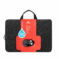 Rivacase 7916BKMOUSE maletines para portátil 39,6 cm (15.6") Funda Gris