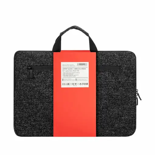 Rivacase 7916BKMOUSE maletines para portátil 39,6 cm (15.6") Funda Gris