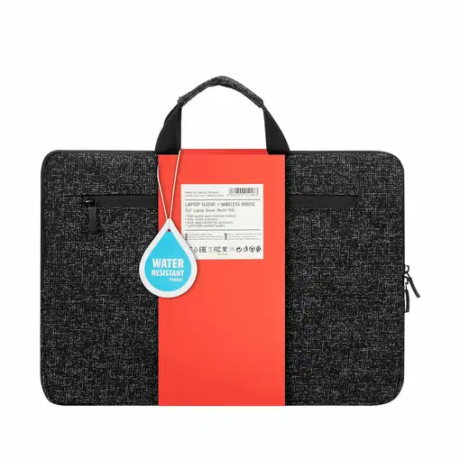 Rivacase 7916BKMOUSE maletines para portátil 39,6 cm (15.6") Funda Gris