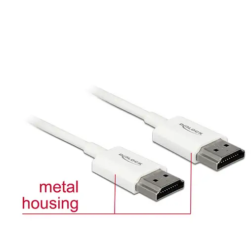 DeLOCK 85139 cable HDMI 4,5 m HDMI tipo A (Estándar) Blanco