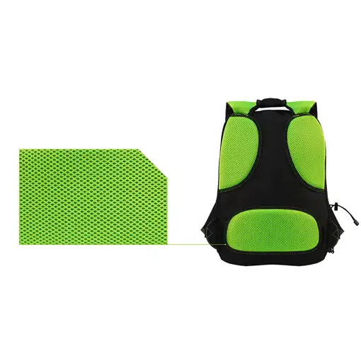 KeepOut BK7G mochila Negro, Verde Nylon