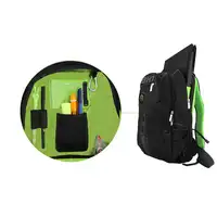 KeepOut BK7G mochila Negro, Verde Nylon
