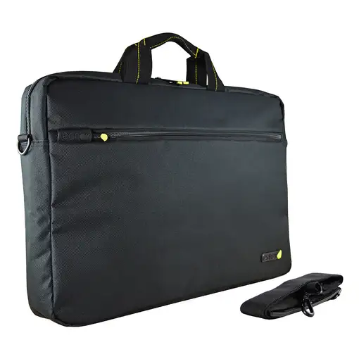 Techair Classic essential 43,9 cm (17.3") Maletín Toploader Negro