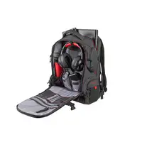 GENESIS Pallad 550 43,9 cm (17.3") Mochila Negro, Rojo