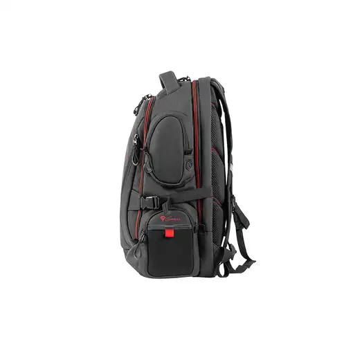 GENESIS Pallad 550 43,9 cm (17.3") Mochila Negro, Rojo