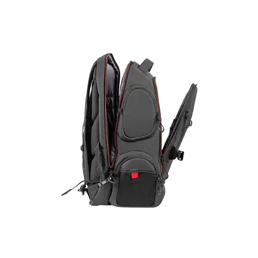GENESIS Pallad 550 43,9 cm (17.3") Mochila Negro, Rojo