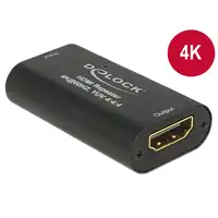 DeLOCK 11462 cambiador de género para cable HDMI Negro