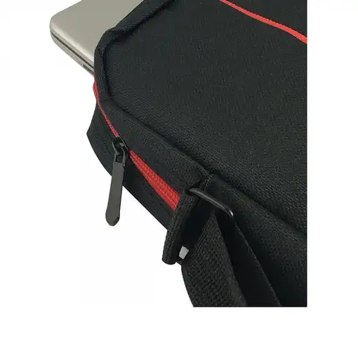 Esperanza SALERNO 39,6 cm (15.6") Maletín Toploader Negro, Rojo