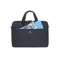 Rivacase 8027 35,6 cm (14") Funda protectora rígida Negro