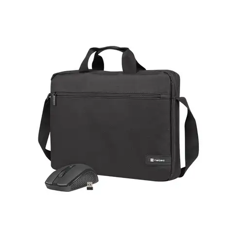 NATEC Wallaroo 39,6 cm (15.6") Maletín Negro