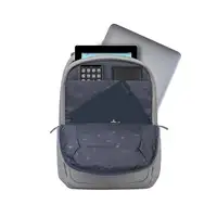 Rivacase 7760 39,6 cm (15.6") Funda tipo mochila Gris