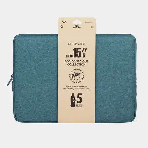 Rivacase Suzuka 7705 39,6 cm (15.6") Funda Color aguamarina