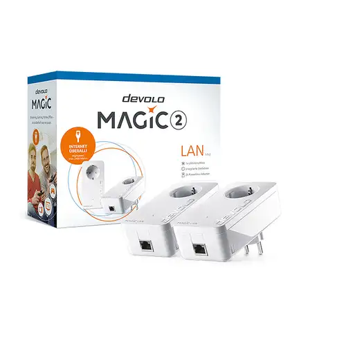 Devolo Magic 2 LAN 2400 Mbit/s Ethernet Blanco 2 pieza(s)