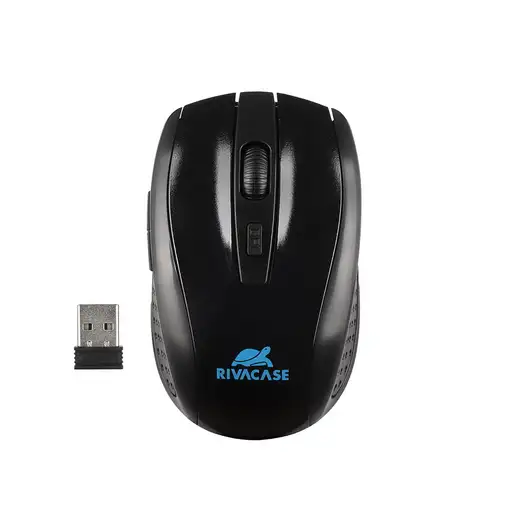 Rivacase 8038 + WIRELESS MOUSE 39,6 cm (15.6") Maletín Negro