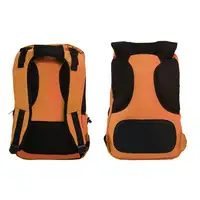 KeepOut BK7F mochila Negro, Naranja Imitación piel, Nylon