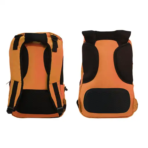 KeepOut BK7F mochila Negro, Naranja Imitación piel, Nylon