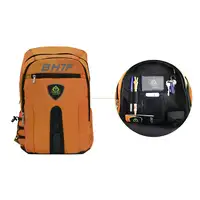 KeepOut BK7F mochila Negro, Naranja Imitación piel, Nylon