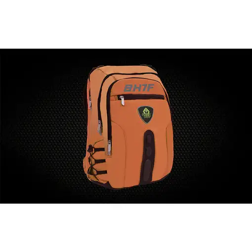 KeepOut BK7F mochila Negro, Naranja Imitación piel, Nylon