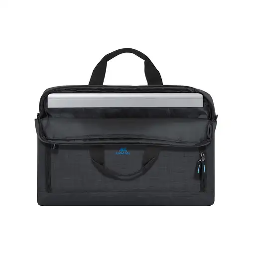 Rivacase Regent 8058 43,9 cm (17.3") Bandolera Negro, Cian
