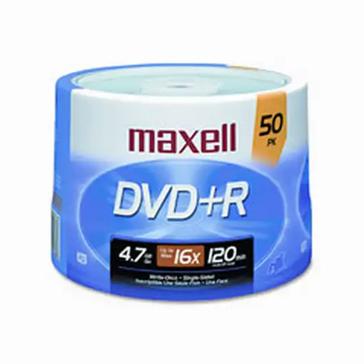 Maxell DVD+R 4.7GB 16x Spindle 50pk 4,7 GB 50 pieza(s)