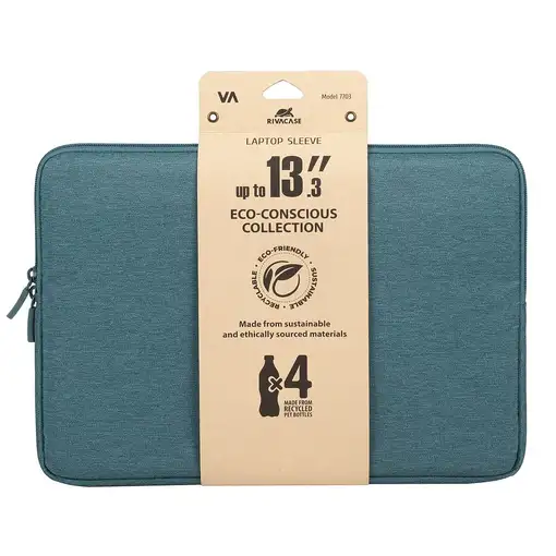 Rivacase Suzuka 7703 35,6 cm (14") Funda Color aguamarina