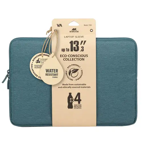 Rivacase Suzuka 7703 35,6 cm (14") Funda Color aguamarina