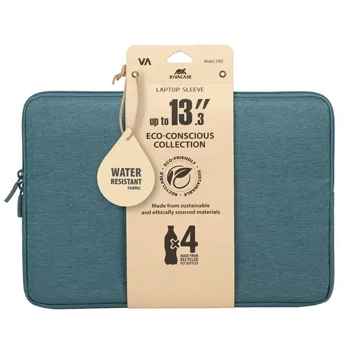 Rivacase Suzuka 7703 35,6 cm (14") Funda Color aguamarina