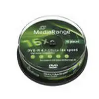 MediaRange MR452 DVD en blanco 4,7 GB DVD-R 10 pieza(s)