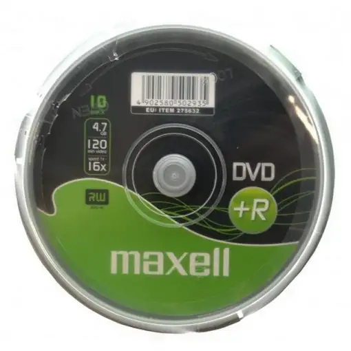 Maxell M160 DVD en blanco 4,7 GB DVD+R 10 pieza(s)