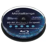 MediaRange MR501 disco blu-ray lectura/escritura (BD) BD-RE 25 GB 10 pieza(s)