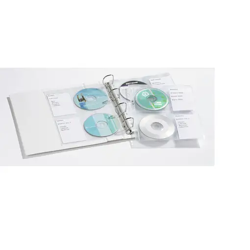 Durable 5238-19 Funda 40 discos Transparente