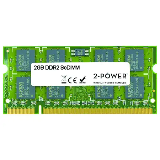 2-Power 2PSPC2568SDAB12G módulo de memoria 2 GB 1 x 2 GB DDR2 800 MHz